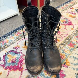 Women’s Frye combat boots size 9